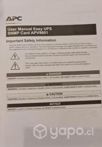 Tarjeta SNMP para SAI Easy UPS Online de APC