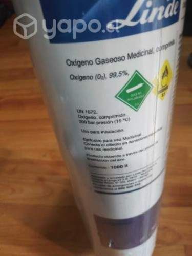 Tanque Oxigeno medicinal
