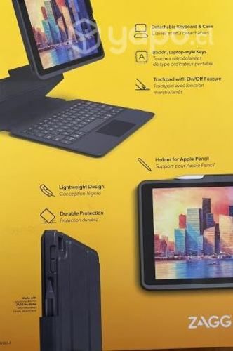 ZAGG Teclado con trackpad y Funda de protección