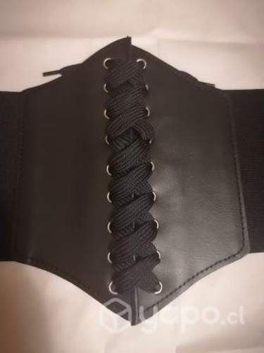 Cinturon Faja Negro Elasticado