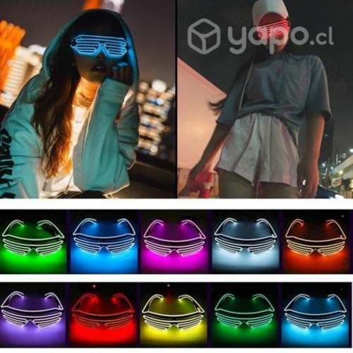 Gafas Anteojos de Led de Neon Para Fiestas