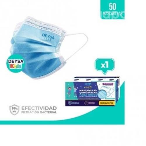 Mascarillas 3 pliegues niños