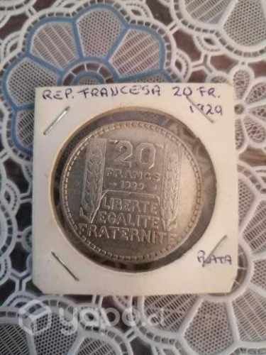 Moneda republica francesa 1929
