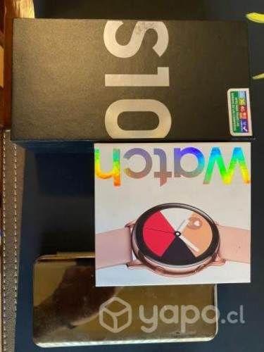 Galaxy S10 64 GB y Galaxy watch active