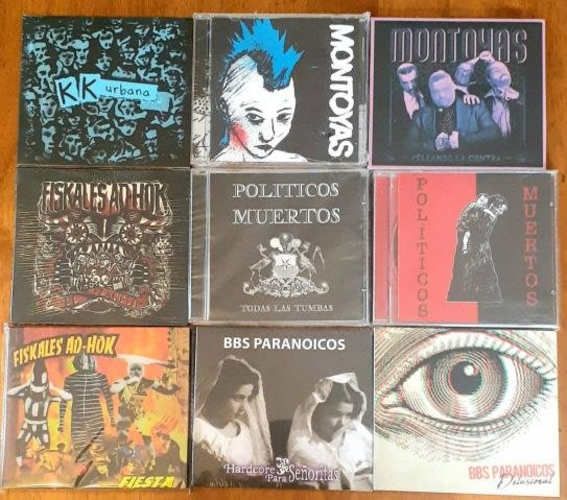 CDs Hardcore Punk bandas Chilenas