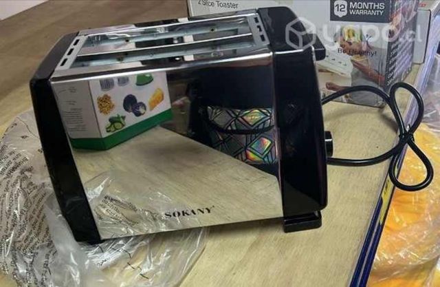 Tostador De Pan Eléctrica 700w Sokany