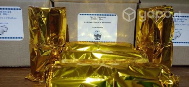 PAPEL TÉRMICO 80MM X 80 MTS. x 10 UNIDADES
