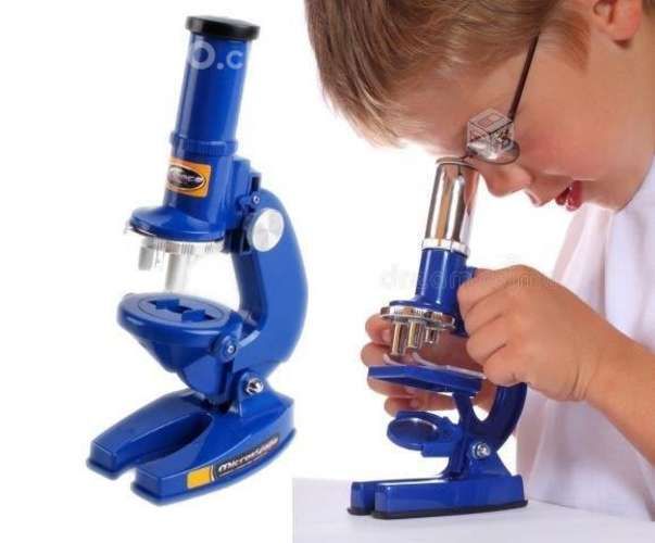 Microscopio de Ciencia para Niños Con Zoom
