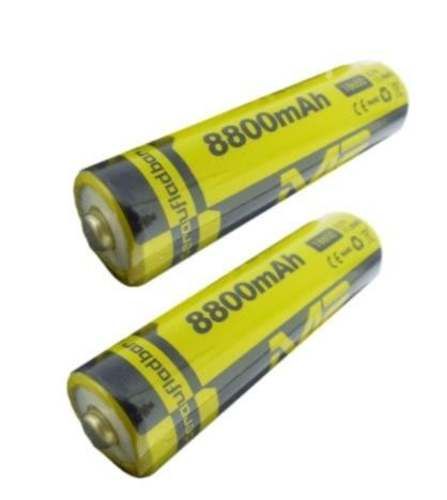 Pila M2-Tec 18650, 3.7Volt, 8800 Mah, Set X 2. Rec