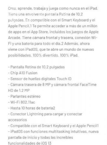 Ipad 10.2 excelente estado