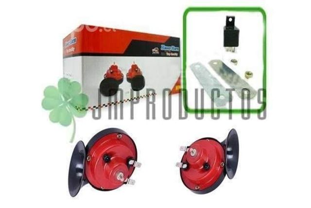 Pack 2 Kit De Bocinas Doble Caracol Auto Camioneta