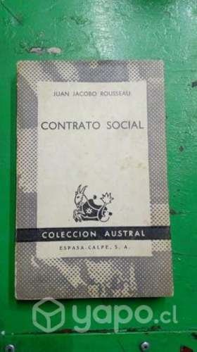 Libro Contrato social- Juan Jacobo Rousseau