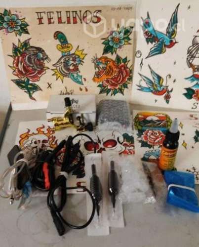 Maquina de tatuaje kit completo principante