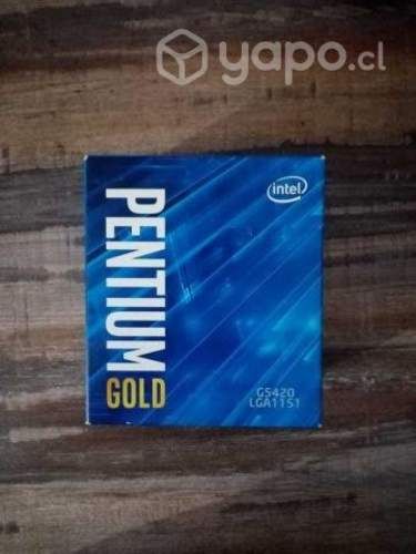 Procesador Pentium Gold g5420. Abierto, sin uso