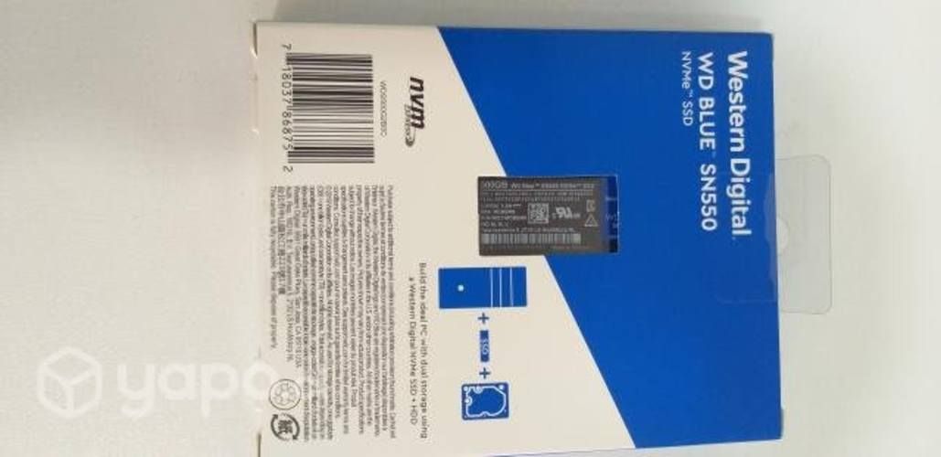 SSD WD NVMe M.2, 500 GB, NUEVO SELLADO