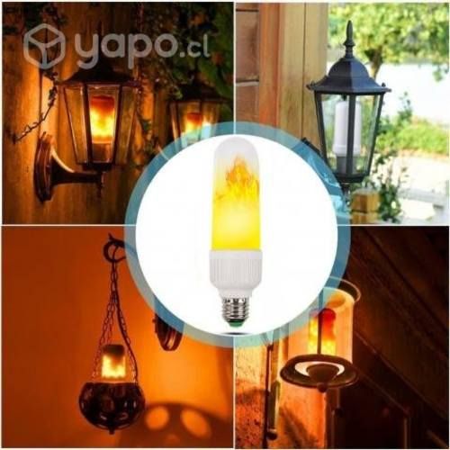Ampolleta Flama Led Efecto Fuego Decorativa E27