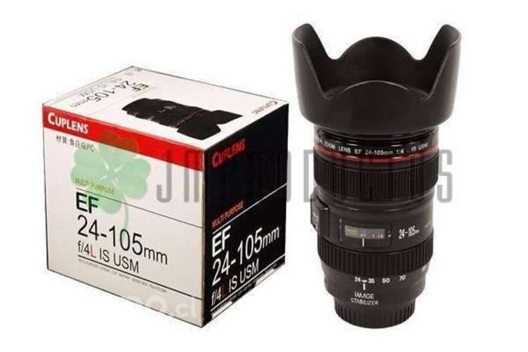 Tazón Mug Tipo Cámara x2 +