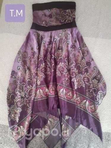 Vestido fiesta gasa T.M