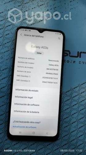 Samsung a03s