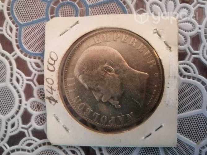 Moneda francesa 1856