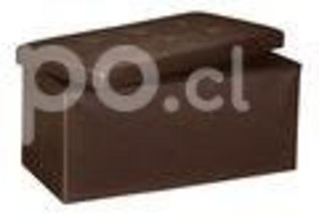 Puff Baul Cojin Organizador Diseño Cafe