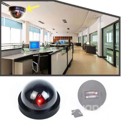 Camara de Seguridad Vigilancia Falsa Tipo Domo