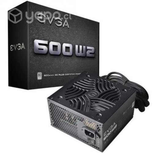 Fuente de poder t130 evga 600 w