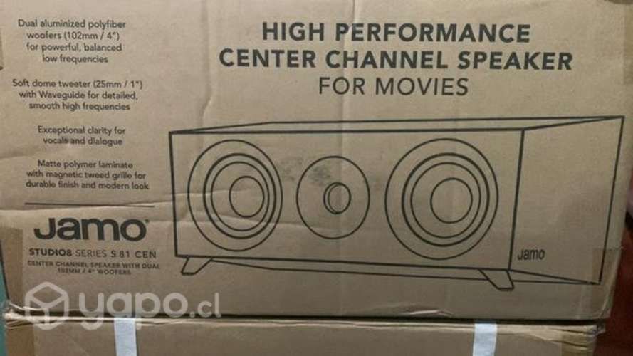 Receiver Yamaha+ parlantes, Subwoofer, cables HiFi