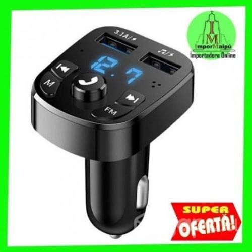 Adaptador Transmisor Bluetooth FM Radio Cargador C