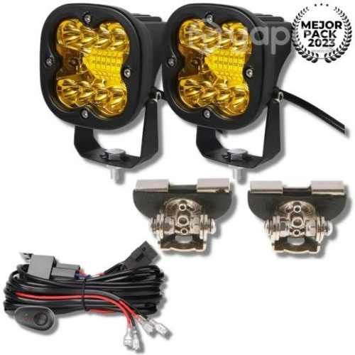 Neblineros Focos Cree Led 12/24v + Ramal 2 Mts +2