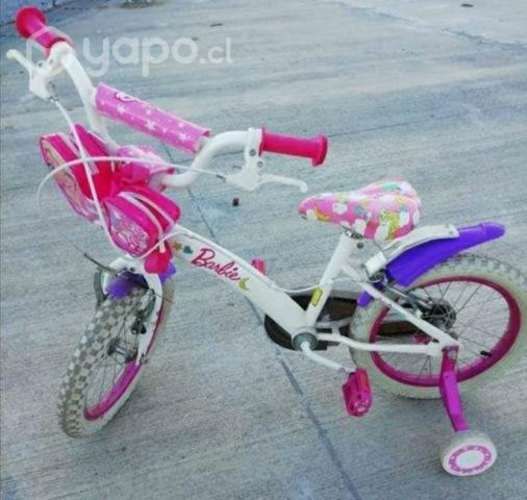 Bicicleta Barbie nina