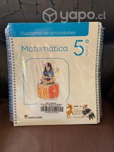 Pack texto 5 básico matemática Santillana