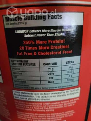 Proteina carnivor sabor cookie cream