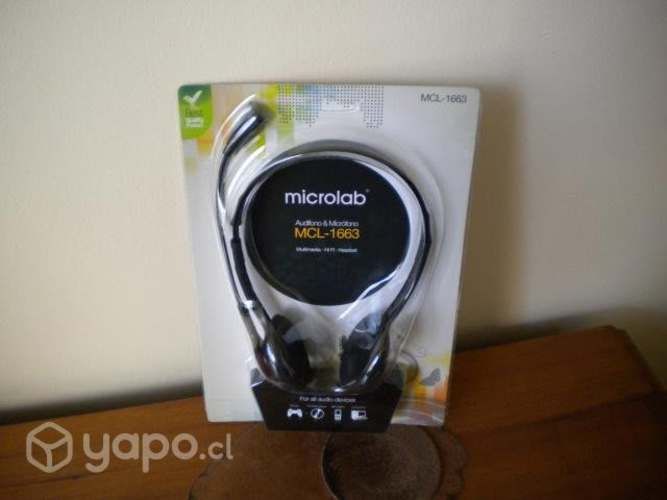 Audifonos . Marca Microlab