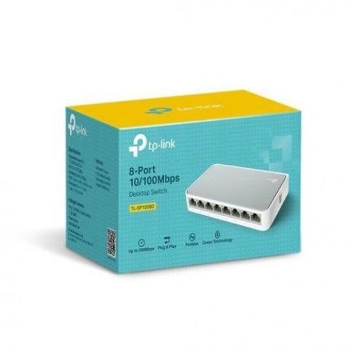 Switch tp-link 8x/ 10/100 puertos mod tl-sf1008d p