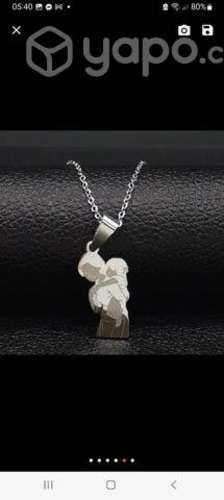 Hermoso Colgante madre e hija, + cadena de 45 cm.