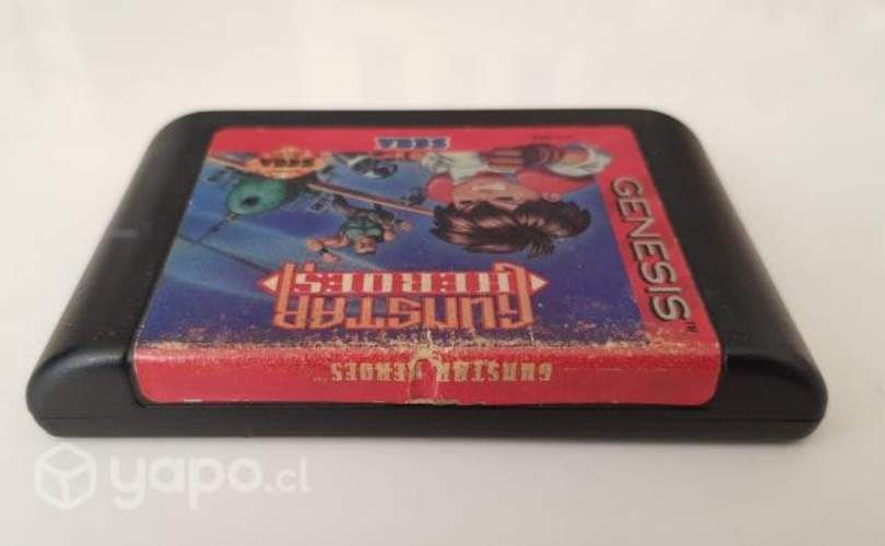Juego Sega Genesis Gunstar Heroes Original