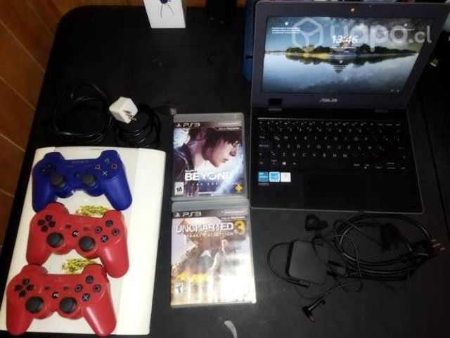 PS3 y notebook