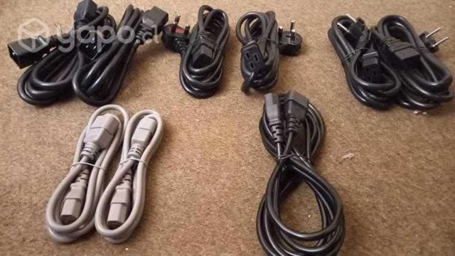 Cables de poder, consola y usb