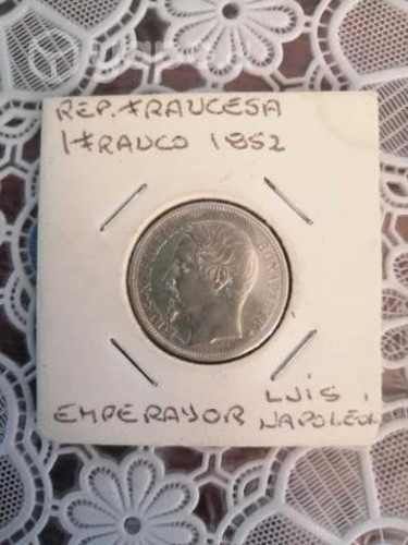 Moneda republica francesa 1852