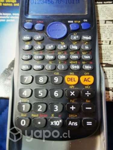 Calculadora Casio Fx 82 es plus, buena bonit y bar