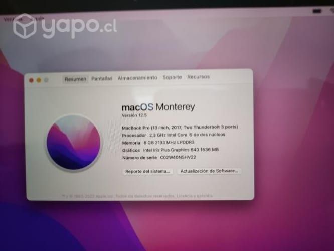 MacBook Pro 2017 13"