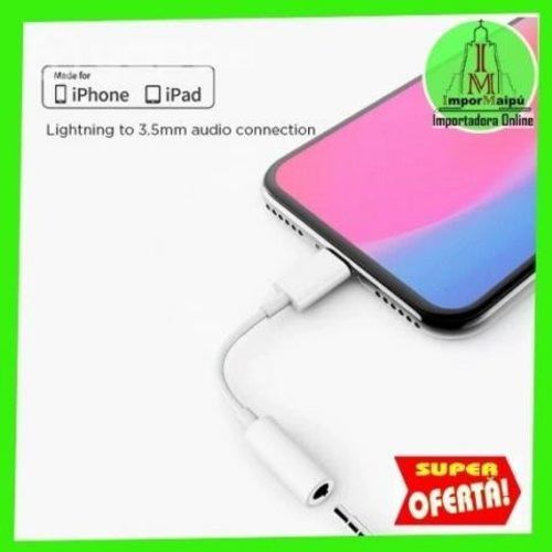 Adaptador Audífonos Iphone Original Lightning a Ca