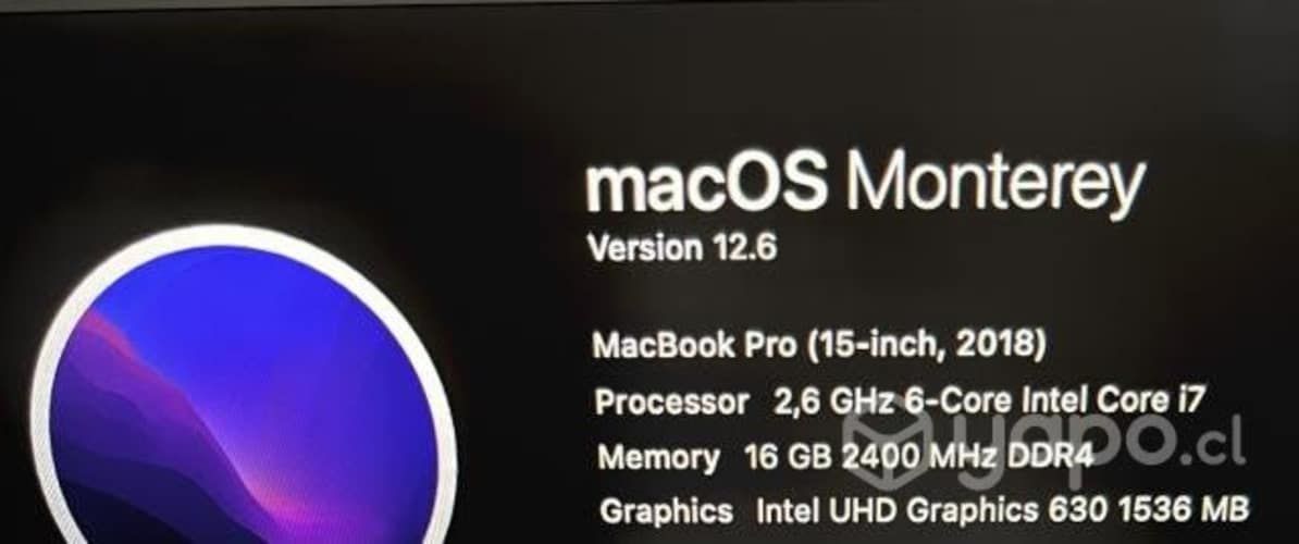 Macbook Pro Late 2018 Impecable