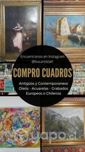 Cuadros Antigüos y Contemporaneos - Antigüedades