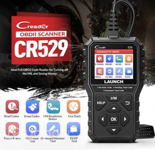 Scanner 529 CR529 OBD2 lector de código de errores