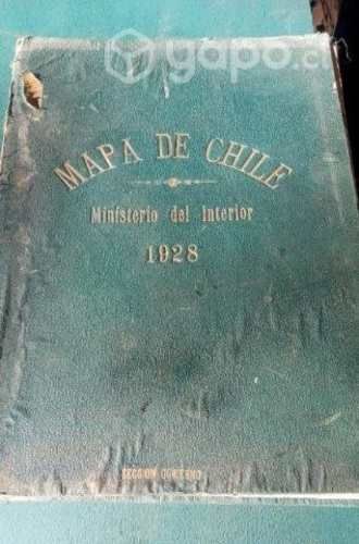 Libro mapa de chile