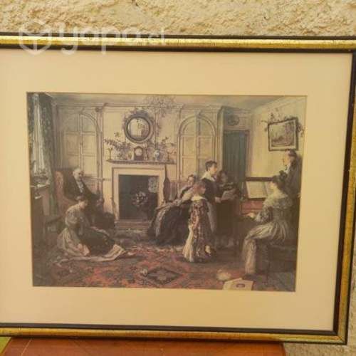 Cuadro victoriano"Dulce Hogar"