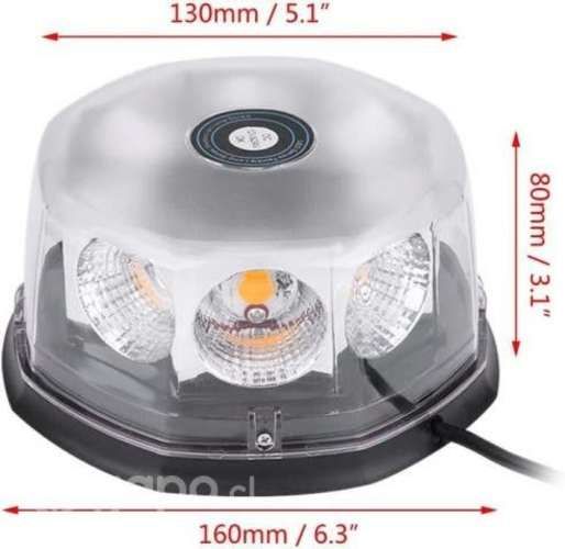Baliza Luz Led Estroboscópica Giratoria Para Coche