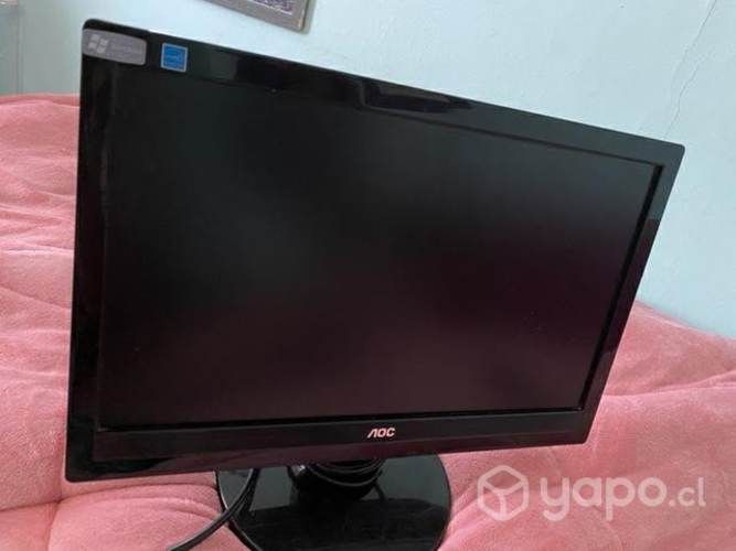 Pantalla monitor pc sin detalles